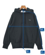 PLAY COMME des GARCONS（プレイコムデギャルソン）パーカー 黒 サイズ:M レディース/2200611705358