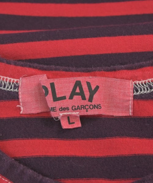 PLAY COMME des GARCONS（プレイコムデギャルソン）Tシャツ・カットソー 赤 サイズ:L レディース/2200612046047