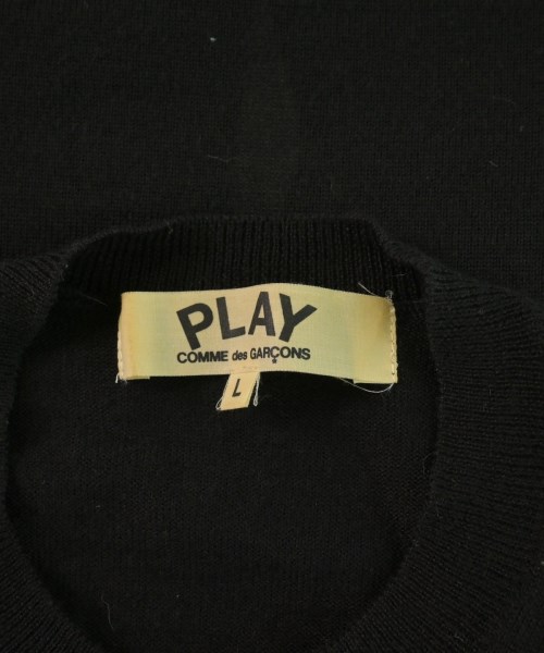 PLAY COMME des GARCONS（プレイコムデギャルソン）カーディガン 黒 サイズ:L メンズ/2200601086115