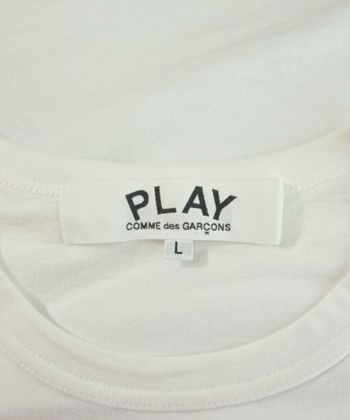 PLAY COMME des GARCONS（プレイコムデギャルソン）Tシャツ・カットソー 白 サイズ:L レディース/2200600776383