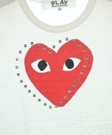 PLAY COMME des GARCONS（プレイコムデギャルソン）Tシャツ・カットソー 白 サイズ:L レディース/2200600776383
