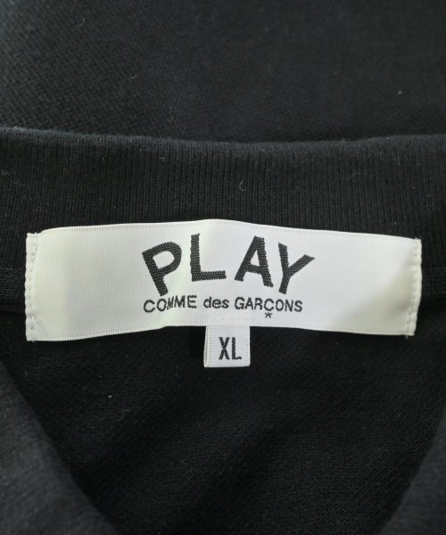 PLAY COMME des GARCONS（プレイコムデギャルソン）ポロシャツ 黒 サイズ:XL メンズ/2200613798051