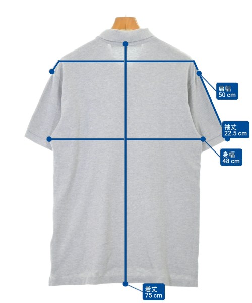 PLAY COMME des GARCONS（プレイコムデギャルソン）ポロシャツ グレー サイズ:L メンズ/2200613798068