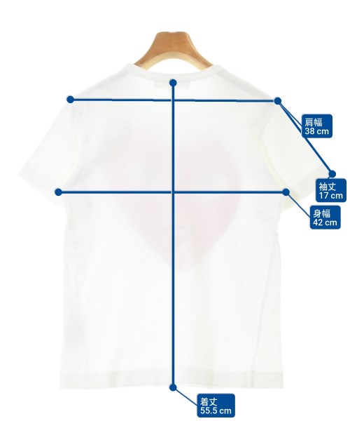 PLAY COMME des GARCONS（プレイコムデギャルソン）Tシャツ・カットソー 白 サイズ:M レディース/2200613354066