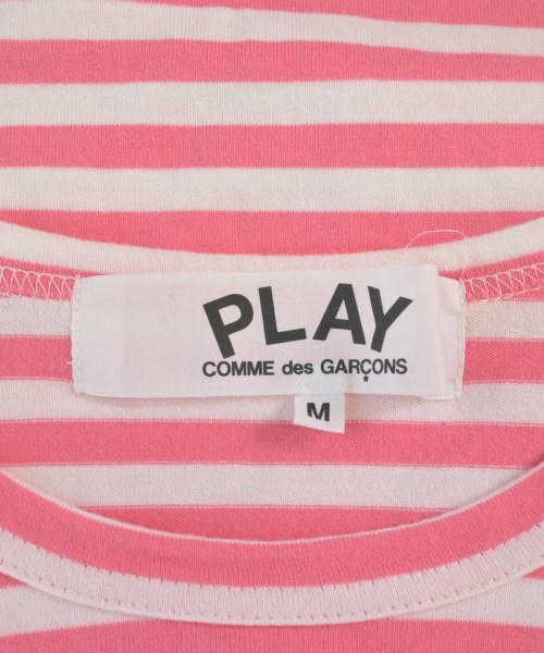 PLAY COMME des GARCONS（プレイコムデギャルソン）Tシャツ・カットソー ピンク サイズ:M メンズ/2200606283014