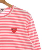 PLAY COMME des GARCONS（プレイコムデギャルソン）Tシャツ・カットソー ピンク サイズ:M メンズ/2200606283014