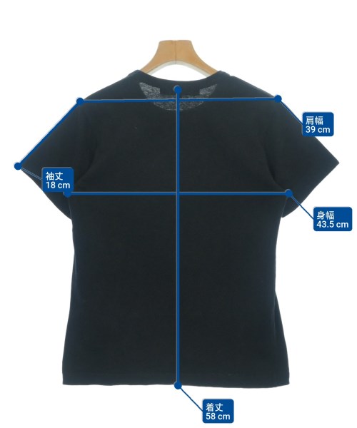 PLAY COMME des GARCONS（プレイコムデギャルソン）Tシャツ・カットソー 黒 サイズ:L レディース/2200606837255