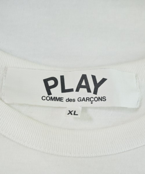 PLAY COMME des GARCONS（プレイコムデギャルソン）Tシャツ・カットソー 白 サイズ:XL メンズ/2200611538024