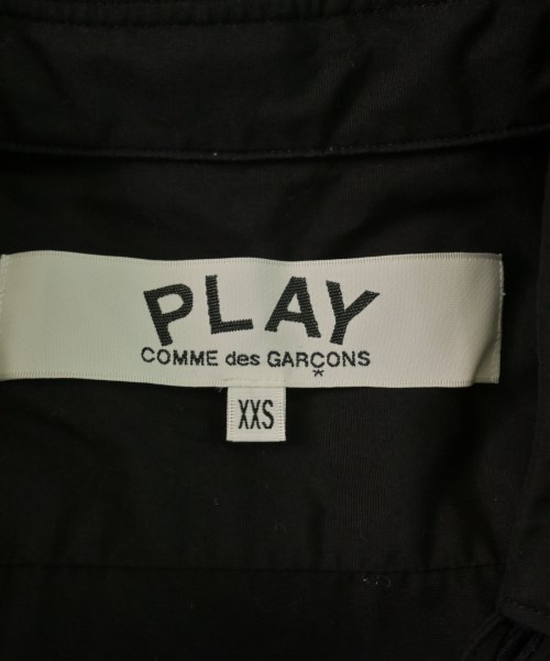 PLAY COMME des GARCONS（プレイコムデギャルソン）カジュアルシャツ 黒 サイズ:XXS レディース/2200608684024