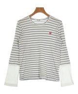 PLAY COMME des GARCONS（プレイコムデギャルソン）Tシャツ・カットソー グレー サイズ:M レディース/2200608684079