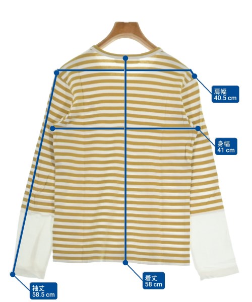 PLAY COMME des GARCONS（プレイコムデギャルソン）Tシャツ・カットソー 黄 サイズ:L レディース/2200608684093