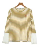 PLAY COMME des GARCONS（プレイコムデギャルソン）Tシャツ・カットソー 黄 サイズ:L レディース/2200608684093