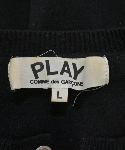 PLAY COMME des GARCONS（プレイコムデギャルソン）カーディガン 黒 サイズ:L メンズ/2200620441025