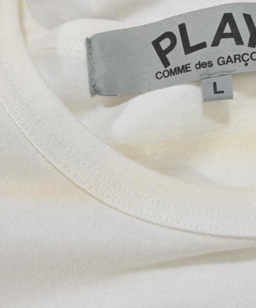PLAY COMME des GARCONS（プレイコムデギャルソン）Tシャツ・カットソー 白 サイズ:L メンズ/2200620472142
