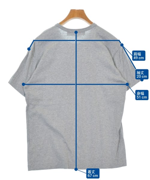 PLAY COMME des GARCONS（プレイコムデギャルソン）Tシャツ・カットソー グレー サイズ:L メンズ/2200620472159