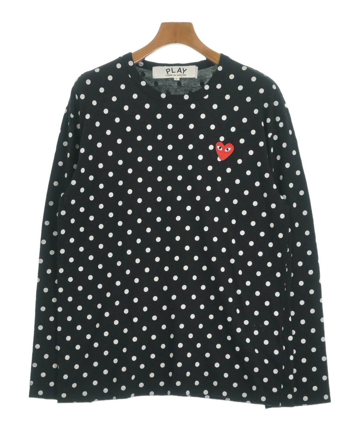 s*o様 PLAY COMME des GARÇONS 長袖カットソー Lサイズ 楽天市場】comme des garcons 長袖（Tシャツ・カットソー