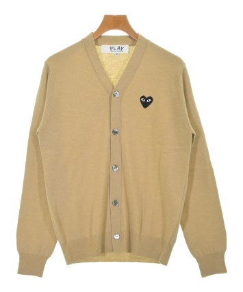 コムデギャルソン　カーディガン　ベージュ　Lサイズ PLAY COMME des GARCONS（プレイコムデギャルソン）カーディガン