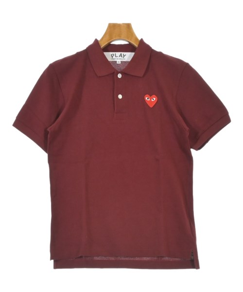 PLAY COMME des GARCONS(プレイコムデギャルソン)ポロシャツ 赤 サイズ:XS/2200671608248