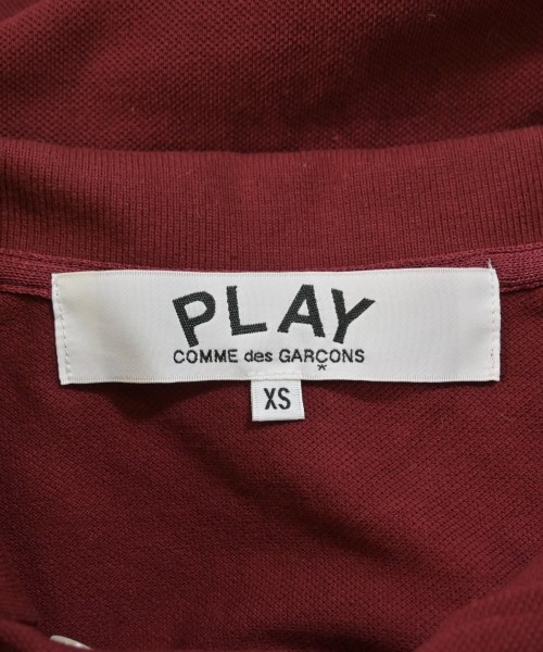 PLAY COMME des GARCONS（プレイコムデギャルソン）ポロシャツ 赤 サイズ:XS メンズ/2200671608248