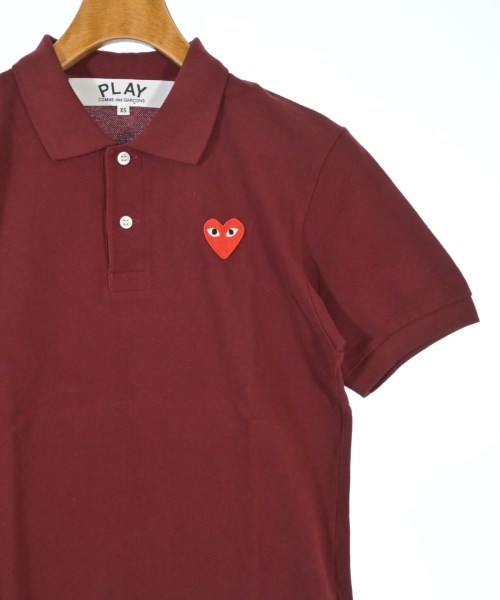 PLAY COMME des GARCONS（プレイコムデギャルソン）ポロシャツ 赤 サイズ:XS メンズ/2200671608248