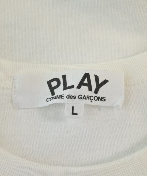 PLAY COMME des GARCONS（プレイコムデギャルソン）Tシャツ・カットソー 白 サイズ:L メンズ/2200670530120