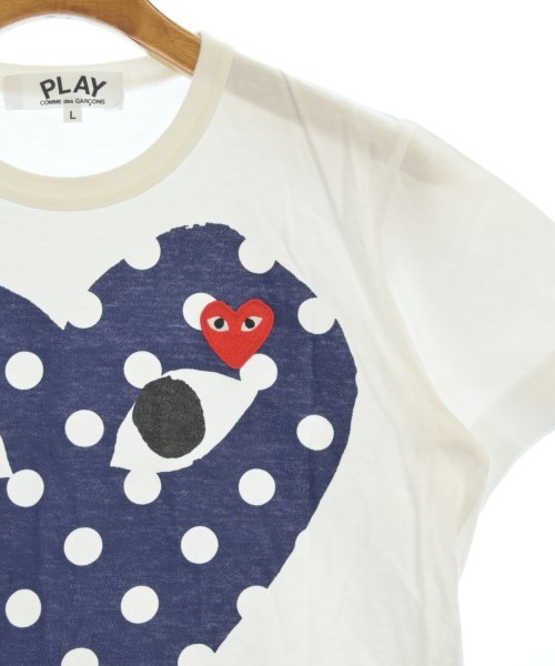 PLAY COMME des GARCONS（プレイコムデギャルソン）Tシャツ・カットソー 白 サイズ:L メンズ/2200670530120