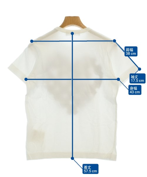 PLAY COMME des GARCONS（プレイコムデギャルソン）Tシャツ・カットソー 白 サイズ:L メンズ/2200670530120