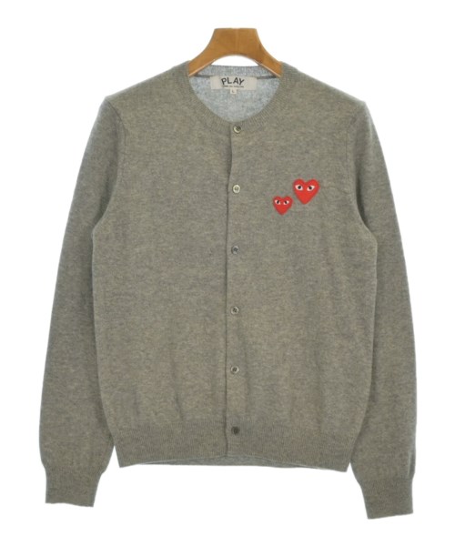 PLAY COMME des GARCONS(プレイコムデギャルソン)カーディガン グレー サイズ:L/2200670530311
