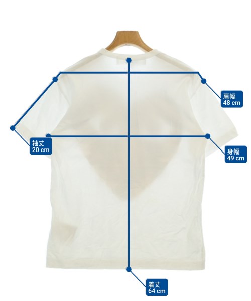 PLAY COMME des GARCONS（プレイコムデギャルソン）Tシャツ・カットソー 白 サイズ:L メンズ/2200670530403