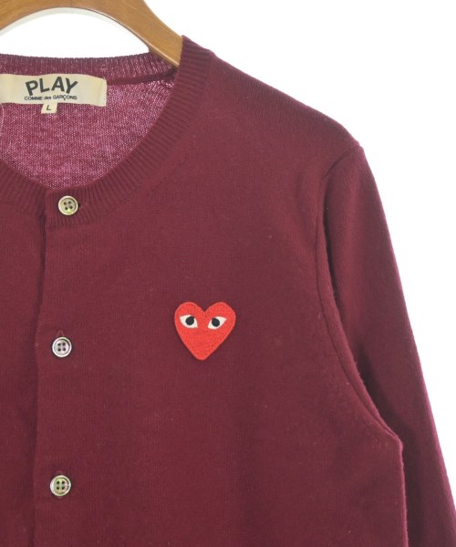 PLAY COMME des GARCONS（プレイコムデギャルソン）カーディガン 赤 サイズ:L レディース/2200670530434