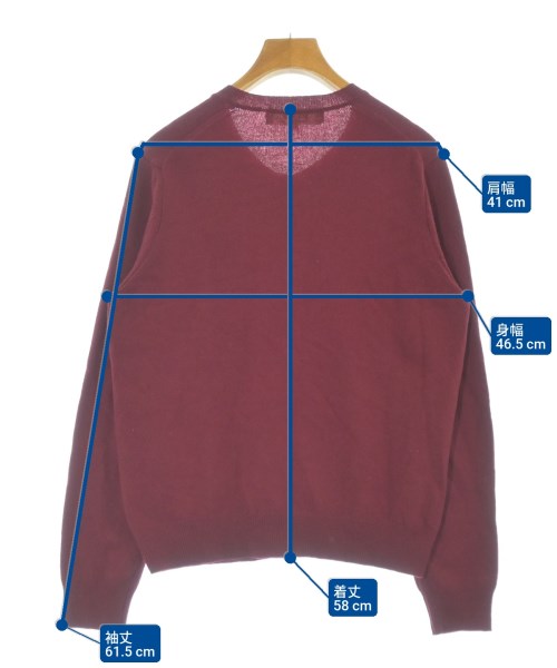 PLAY COMME des GARCONS（プレイコムデギャルソン）カーディガン 赤 サイズ:L レディース/2200670530434