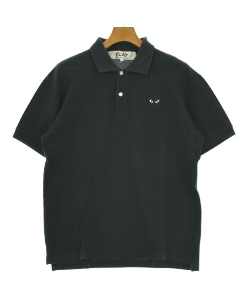 PLAY COMME des GARCONS(プレイコムデギャルソン)ポロシャツ 黒 サイズ:L/2200670077113