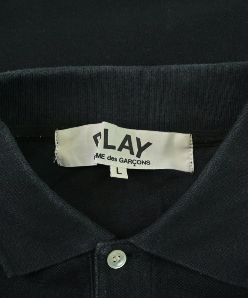 PLAY COMME des GARCONS（プレイコムデギャルソン）ポロシャツ 黒 サイズ:L メンズ/2200670077113