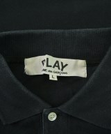 PLAY COMME des GARCONS（プレイコムデギャルソン）ポロシャツ 黒 サイズ:L メンズ/2200670077113