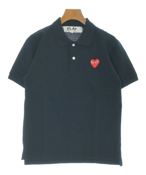 PLAY COMME des GARCONS(プレイコムデギャルソン)ポロシャツ 紺 サイズ:S/2200675129169