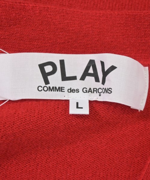 PLAY COMME des GARCONS（プレイコムデギャルソン）カーディガン 赤 サイズ:L メンズ/2200672939181