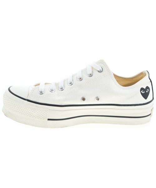 PLAY COMME des GARCONS（プレイコムデギャルソン）スニーカー 白 サイズ:27cm メンズ/2200675181242