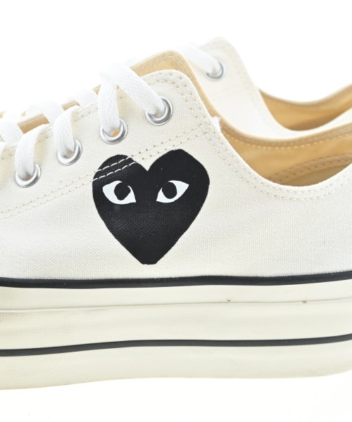PLAY COMME des GARCONS（プレイコムデギャルソン）スニーカー 白 サイズ:27cm メンズ/2200675181242