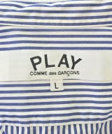 PLAY COMME des GARCONS（プレイコムデギャルソン）カジュアルシャツ 青 サイズ:L メンズ/2200675873093