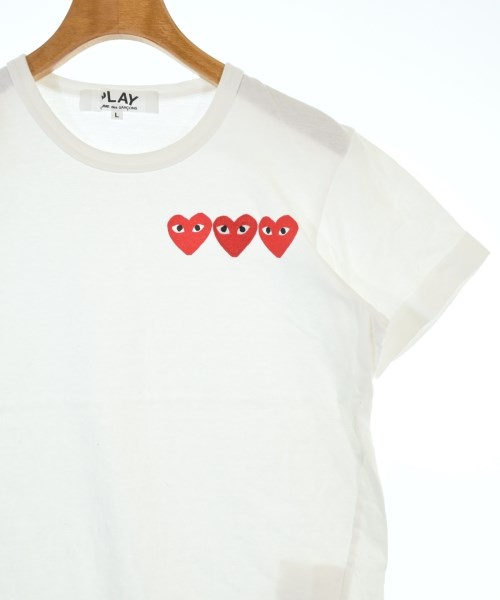 PLAY COMME des GARCONS（プレイコムデギャルソン）Tシャツ・カットソー 白 サイズ:XS レディース/2200677914039