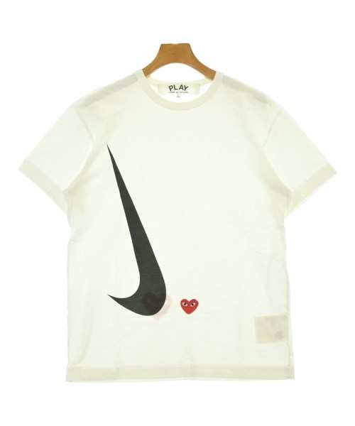 PLAY COMME des GARCONS(プレイコムデギャルソン)Tシャツ・カットソー 白 サイズ:L/2200672697050