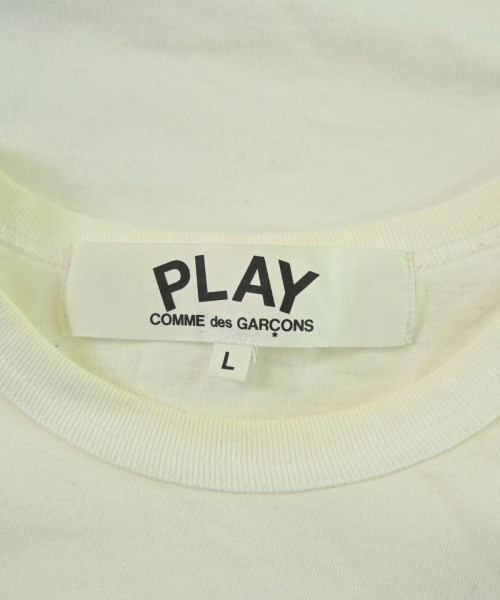 PLAY COMME des GARCONS（プレイコムデギャルソン）Tシャツ・カットソー 白 サイズ:L メンズ/2200672697050