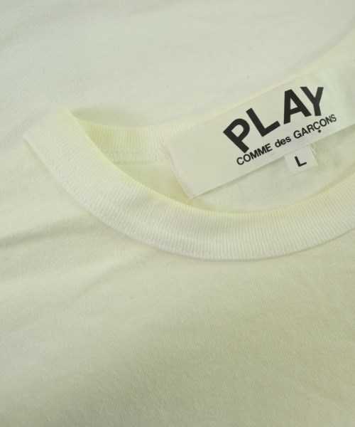 PLAY COMME des GARCONS（プレイコムデギャルソン）Tシャツ・カットソー 白 サイズ:L メンズ/2200672697050
