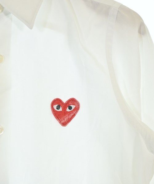 PLAY COMME des GARCONS（プレイコムデギャルソン）カジュアルシャツ 白 サイズ:S レディース/2200679327035