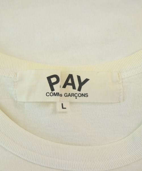PLAY COMME des GARCONS（プレイコムデギャルソン）Tシャツ・カットソー 白 サイズ:L メンズ/2200679356202