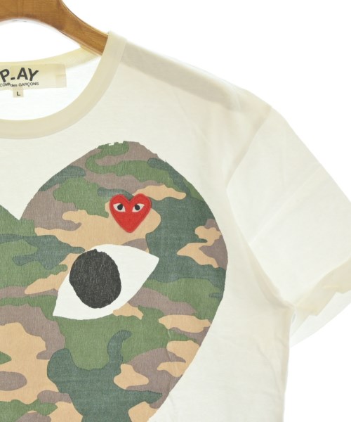 PLAY COMME des GARCONS（プレイコムデギャルソン）Tシャツ・カットソー 白 サイズ:L メンズ/2200679356202