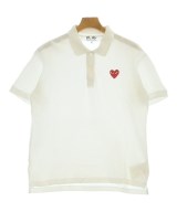 PLAY COMME des GARCONS（プレイコムデギャルソン）ポロシャツ 白 サイズ:L メンズ/2200679356219