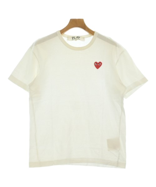 PLAY COMME des GARCONS(プレイコムデギャルソン)Tシャツ・カットソー 白 サイズ:L/2200679356233