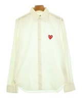 PLAY COMME des GARCONS（プレイコムデギャルソン）カジュアルシャツ 白 サイズ:L レディース/2200679716112