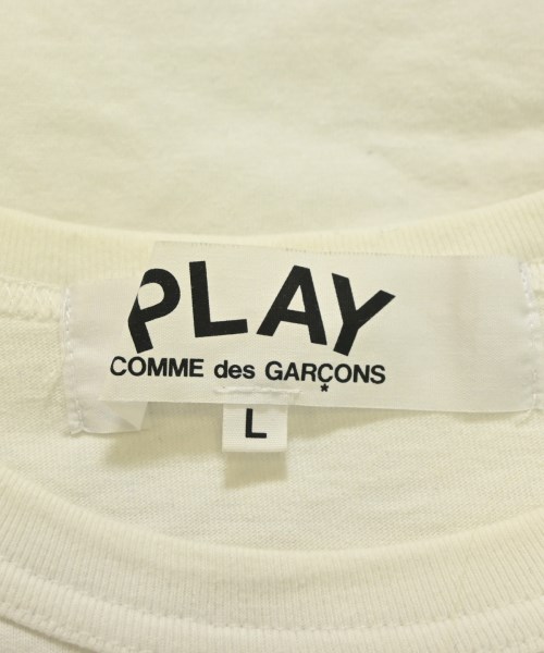 PLAY COMME des GARCONS（プレイコムデギャルソン）Tシャツ・カットソー 白 サイズ:L レディース/2200679716143